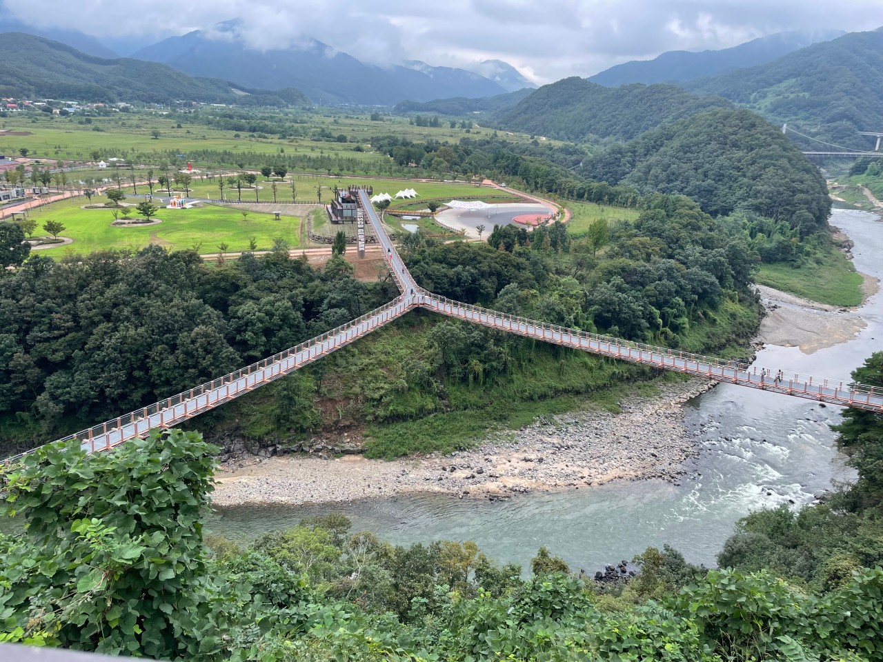 포천 한탄강 y자 출렁다리